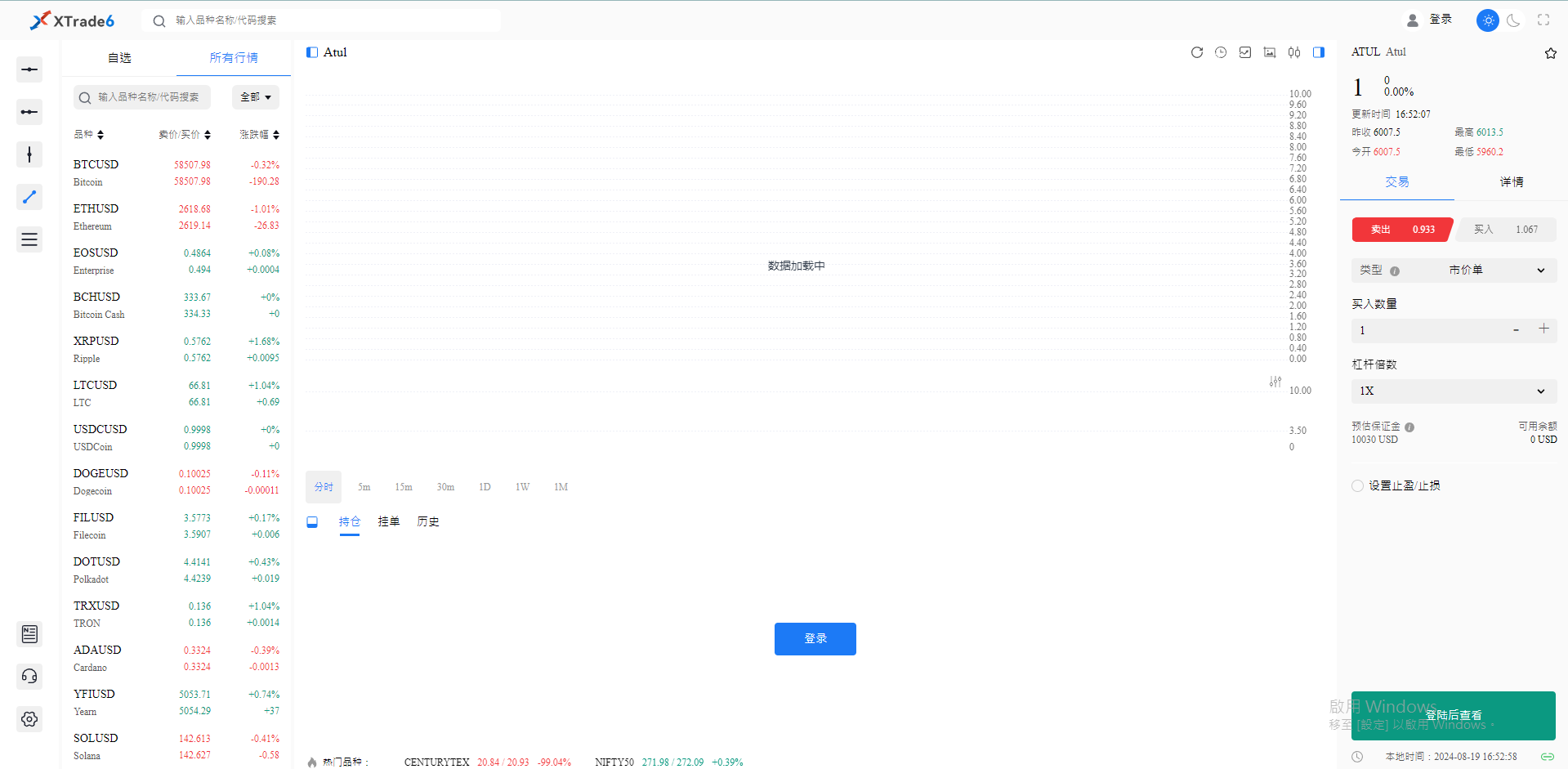 XTrad6 Forex Follow-up Fund Demonstration Station